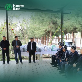 "Hamkorbank" проявляет заботу о пожилых людях в Андижане