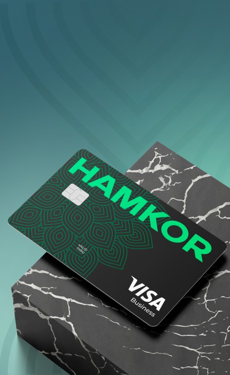 Hamkorbank Visa Business korporativ kartasi