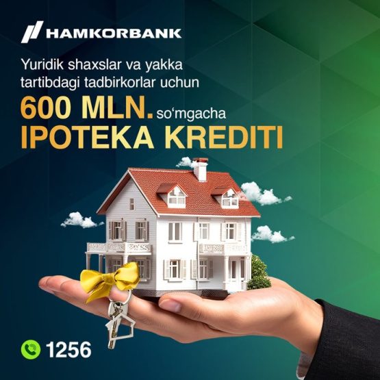 Tadbirkorlik subyektlari uchun ipoteka