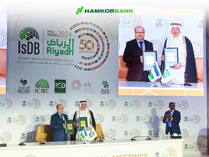 Hamkorbank va ICD o‘rtasida shartnoma