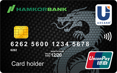 Uzcard UnionPay Co-badged Debit Card